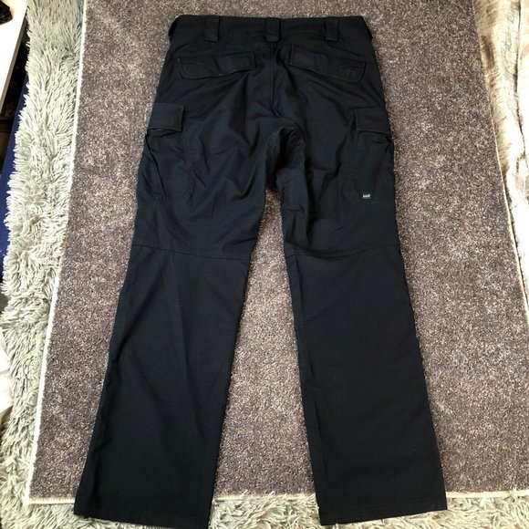 5.11 Tactical Pants Womens 10 Blue Cargo Rip Stop Hiking Tactical Workwear EMT - Picture 8 of 10